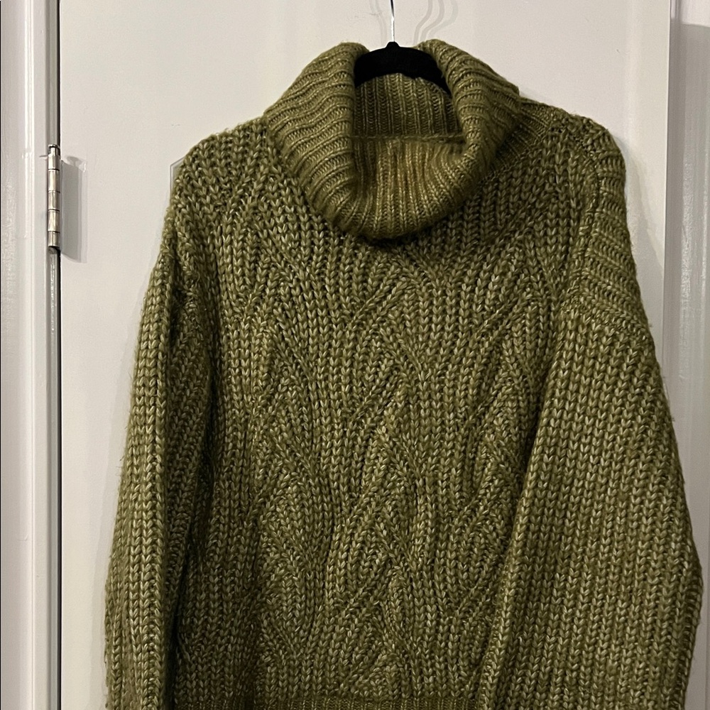 a new day Olive Cowl Neck Sweater